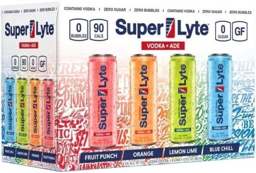 Super Lyte Vodka Ade Variety 8pk Super Lyte Vodka Ade Variety 8pk