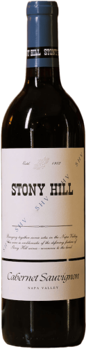 Stony Hill Cabernet Sauvignon SHV Stony Hill Cabernet Sauvignon SHV