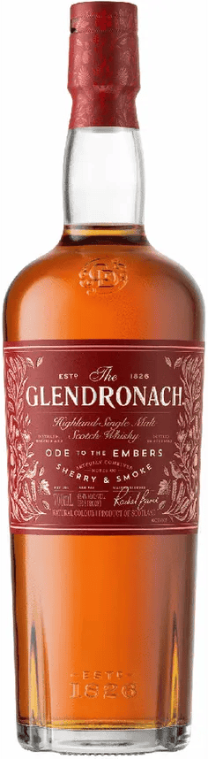 Glendronach Scotch Single Malt Ode To The Embers Sherry & Smoke Glendronach Scotch Single Malt Ode To The Embers Sherry & Smoke