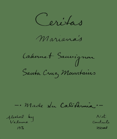 Ceritas Cabernet Sauvignon Mariana's Vineyard