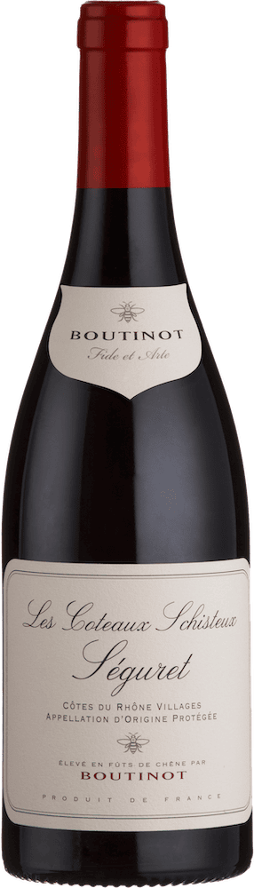 Boutinot Seguret Cotes du Rhone Villages "Les Coteaux Schisteux" Boutinot Seguret Cotes du Rhone Villages "Les Coteaux Schisteux"