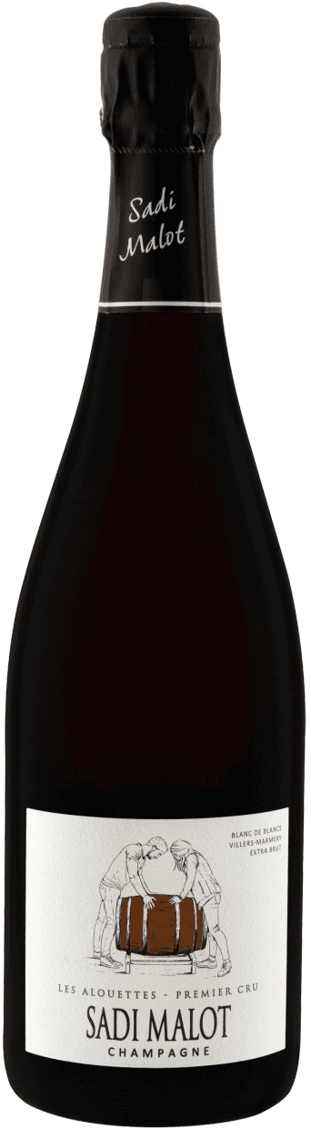 Sadi Malot Champagne Blanc de Blancs Extra Brut "Les Alouettes"