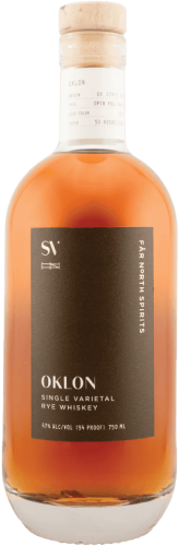 Far North Spirits Rye Whiskey Single Varietal Oklon