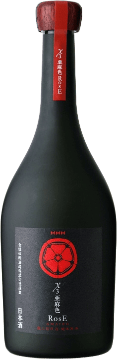 Kinmon Akita Shuzo Sake Junmai Genshu "X3 Rose Koshu" Kinmon Akita Shuzo Sake Junmai Genshu "X3 Rose Koshu"
