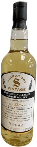 Mortlach By Signatory Scotch Single Malt Custom Cask 2012 Mortlach By Signatory Scotch Single Malt Custom Cask 2012