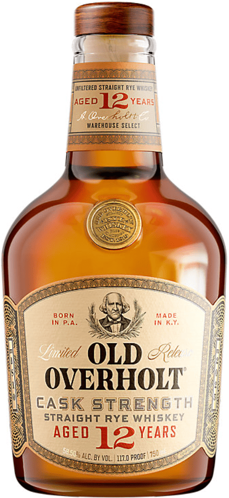 Old Overholt Rye Whiskey Cask Strength 12 Year Limited Release