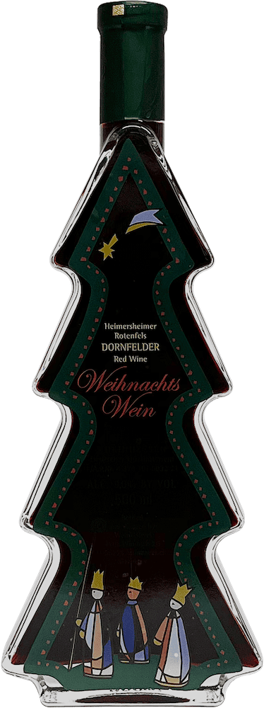 Weihnachts Wein Dornfelder Christmas Tree Bottle Weihnachts Wein Dornfelder Christmas Tree Bottle