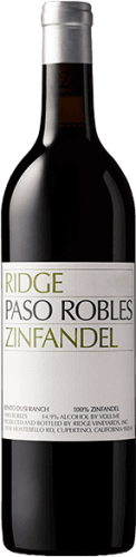 Ridge Zinfandel Paso Robles Ridge Zinfandel Paso Robles