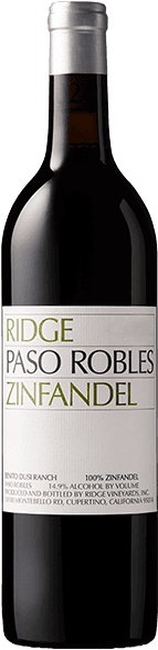 Ridge Zinfandel Paso Robles