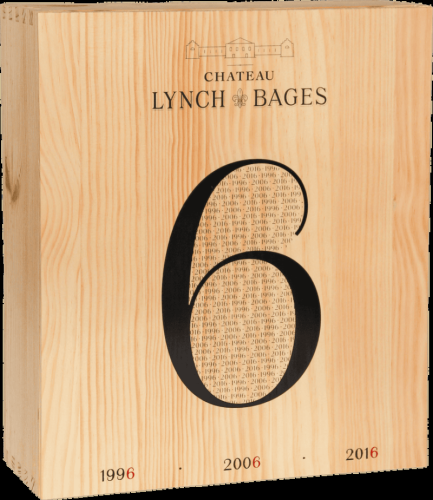 Chateau Lynch Bages Trilogy Of Six 3 Btl Vertical 1996/2006/2016