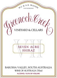 Greenock Creek Shiraz Seven Acre