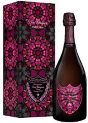 Dom Perignon Champagne Brut Rose Limited Edition Damien Hirst Label Dom Perignon Champagne Brut Rose Limited Edition Damien Hirst Label